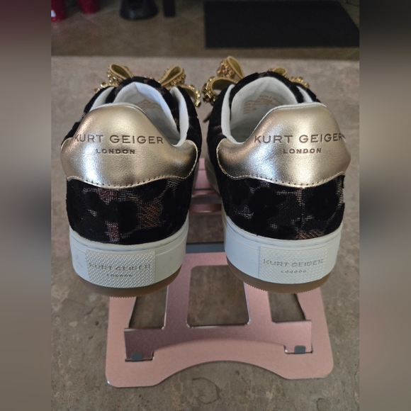 Kurt Geiger London bow-embellished sneakers. Size 38.5 - Picture 5 of 14